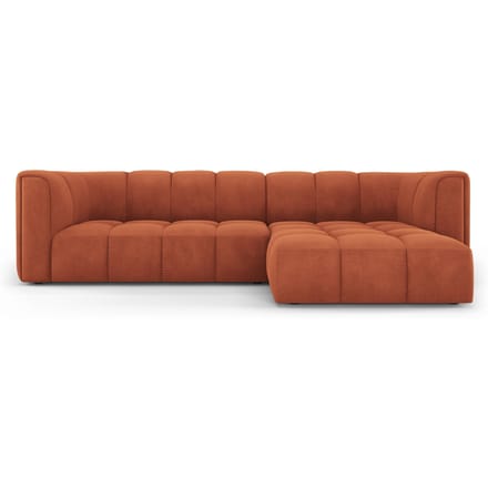 Hoekbank Francesca chenille rechts 3-zits | Milo Casa