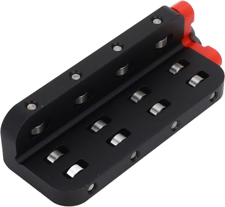 Houtrandtrimmer - Kantenaanlijmer - Meubelafwerking - Geanodiseerd aluminium - Compact formaat - Grijs