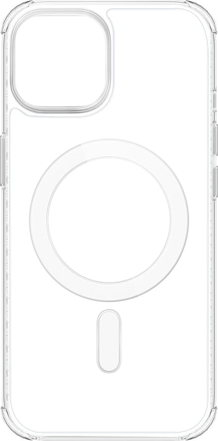 Force Case, MagSafe-compatibele AIR-versterkte hoes Geschikt voor Apple iPhone 15 Plus, Transparant