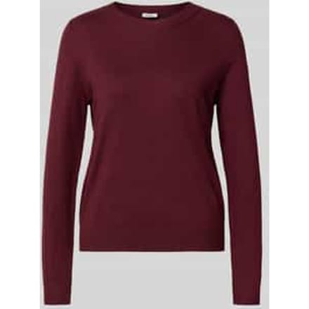 Regular fit gebreide pullover van viscosemix