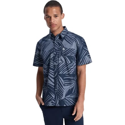 Quiksilver Forkhill Overhemd Met Korte Mouwen Blauw S Man