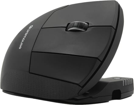 Contour Design UniMouse Bluetooth Muis Bluetooth Optisch Zwart 7 Toetsen 800 dpi, 1000 dpi, 1200 dpi, 1400 dpi, 1600 dpi, 2000 dpi, 2400 dpi, 2800 dpi, 3400