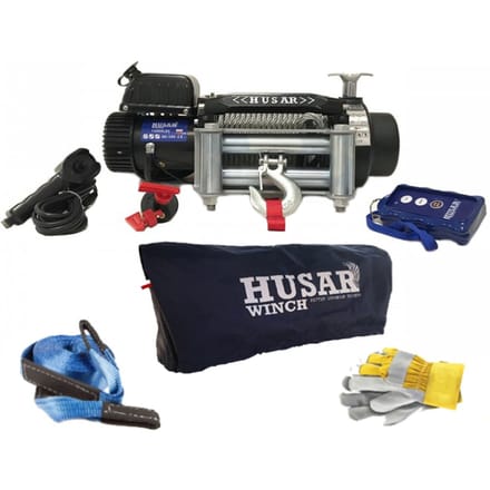 Kabellier voor montages en speciale voertuigen HUSAR WINCH BSTS14000LBS12VKIT1