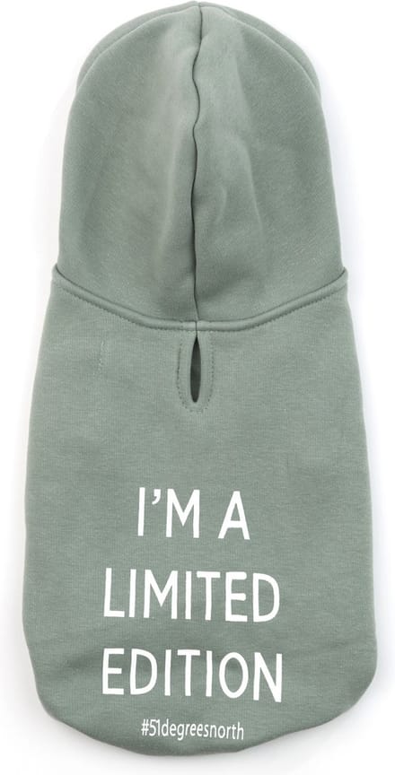 51 Degrees North Sweater With Print Agavegroen - Hondenkleding - 40 cm