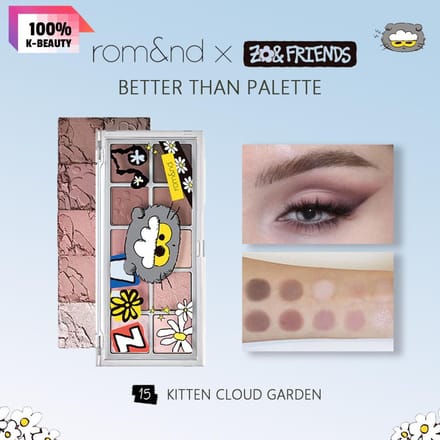 Romand rom&nd X ZO&FRIENDS BETTER THAN PALETTE