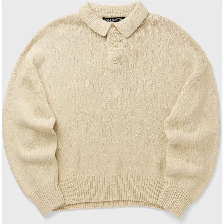BEACH KNIT POLO SWEATER