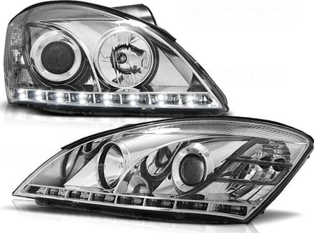 Koplampen met parkeerlicht KIA CEED 09 06-08 09 CHROOM