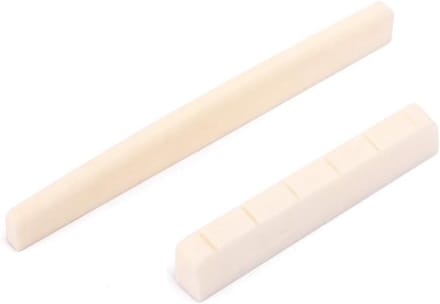 Duurzame Buffalo Bone Bridge Nut Saddle voor 6-String Akoestische Gitaar Onderdelen en Accessoires