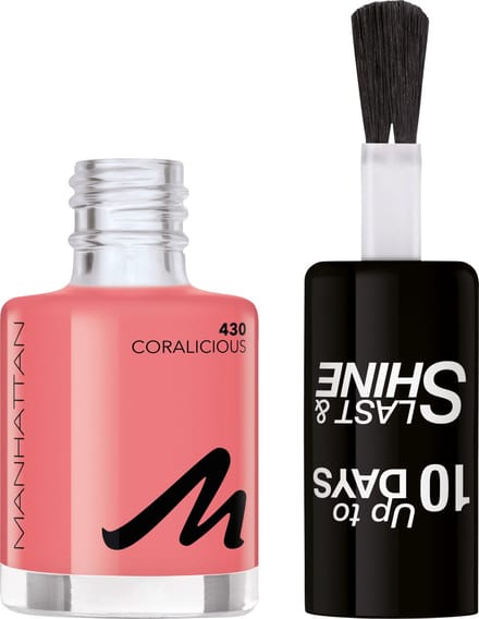 MANHATTAN Cosmetics Nagellak Last & Shine Coralicious 430, 8 ml