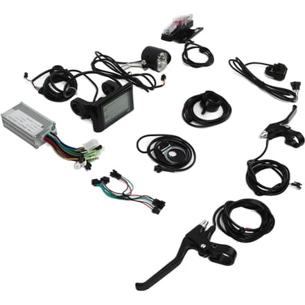 36V 48V 17A Fiets Modified Controller S900 Display Panel Elektrische Fiets Ombouwset voor 250W-350W Tandwielmotor black
