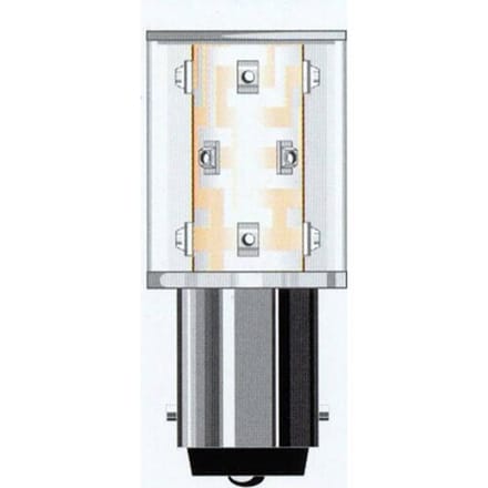 Oshino ODW01SM12B15-230 LED-signaallamp Wit BA15d 240 V/AC 6600 mlm