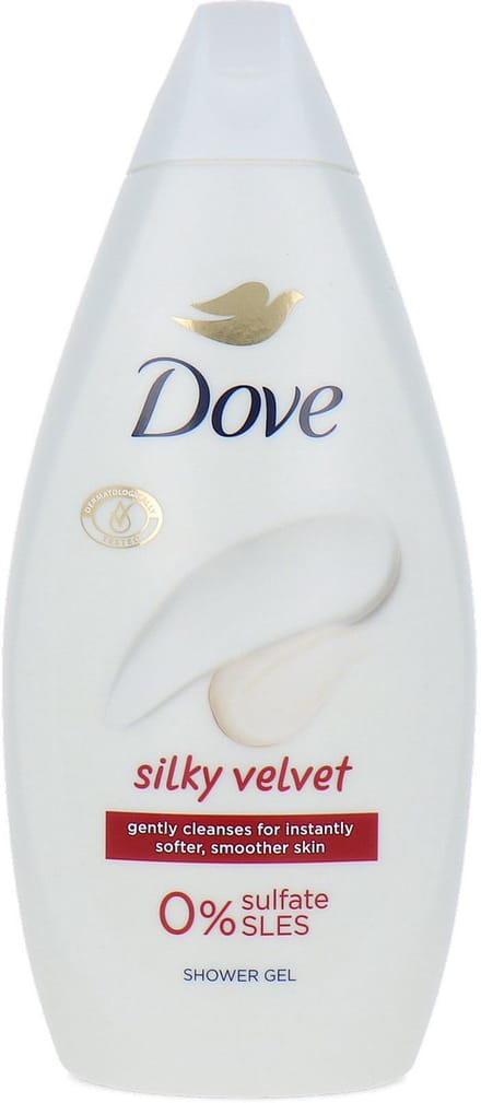 Dove Silky Velvet Shower Gel - 450 ml