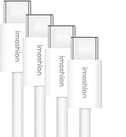 imoshion 4x USB-C naar USB-C Kabel - 2 meter - Snellader 60W