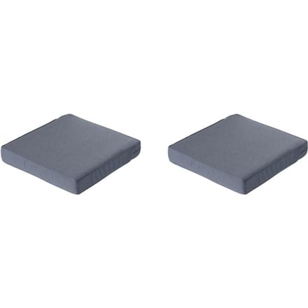 Madison - Lounge Profi-Line Zitkussen Manchester denim grey - Ca. 73x73 cm - Set van 2