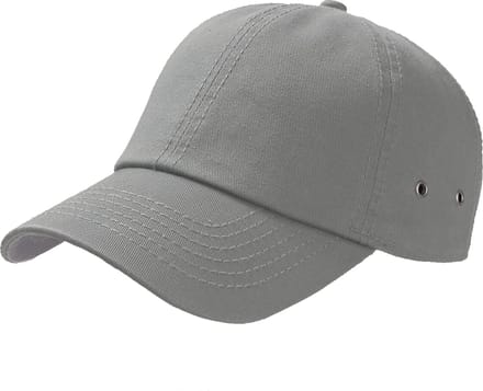 Atlantis Actie 6 Paneel Chino Baseball Cap (Grijs)