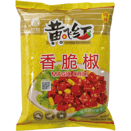 Huang Fei Hong Knapperige Chili Pinda Snack 308g