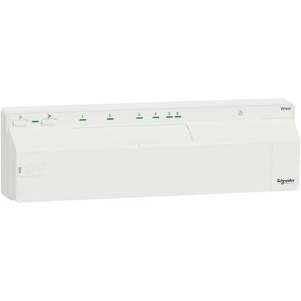 Schneider Electric Wiser CCTFR6610 Verdeelbord voor vloerverwarming CCTFR6610