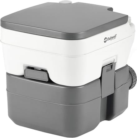 Draagbaar 20L Campingtoilet - Grijs/Zwart