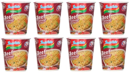 Indomie Instant Noedels Rund Cup - 8 x 60gr - Voordeelverpakking