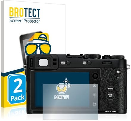 BROTECT - Screenprotector voor Fujifilm X100F - Folie Beschermfolie matte 2 Stuks
