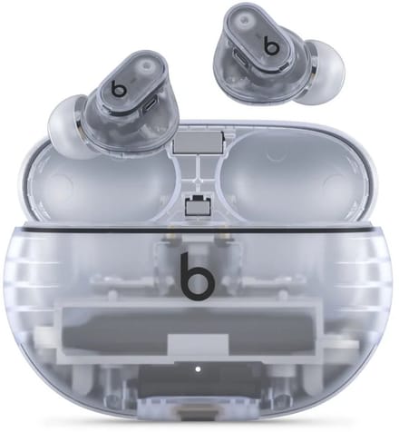 Beats Studio Buds Plus In Ear oordopjes Bluetooth Stereo Transparant Noise Cancelling, Ruisonderdrukking (microfoon) Oplaadbox, Bestand tegen zweet,
