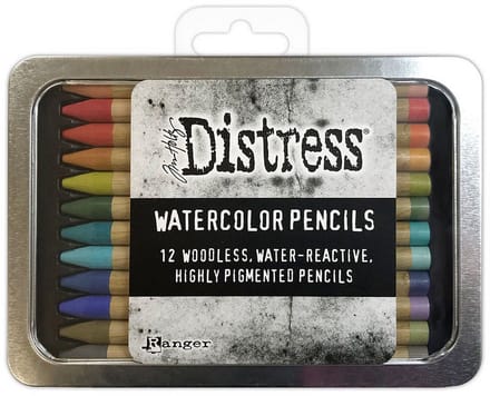 Tim Holtz Distress watercolor pencils set 3 - aquarelpotloden