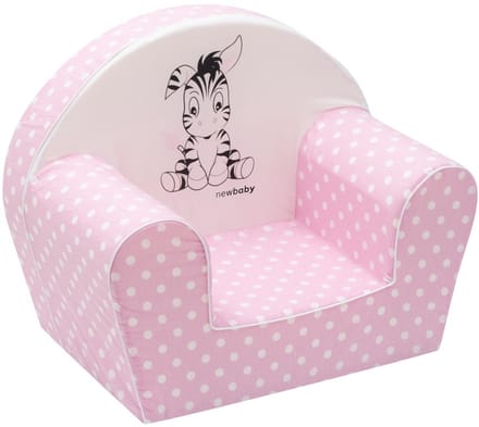 New Baby Zebra babyzitzak roze 42x53 cm - Kinderzitzak