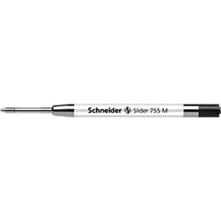 Navulling groot formaat SCHNEIDER Slider 755, lijndikte M, zwart, 10 stuks