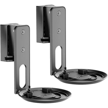 My Wall HS40L Wandbeugel voor luidspreker Draaibaar, Kantelbaar Zwart 2 stuk(s)