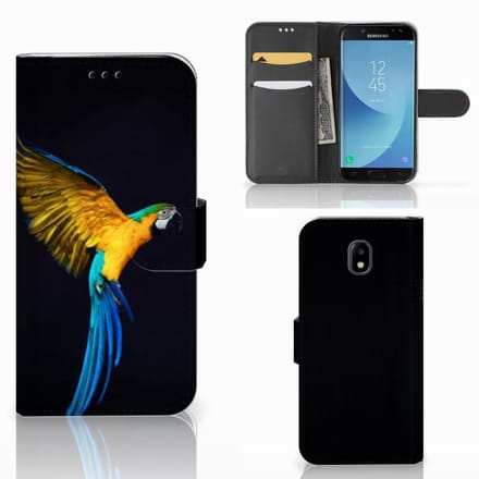 Samsung Galaxy A30 Telefoonhoesje met Pasjes Papegaai