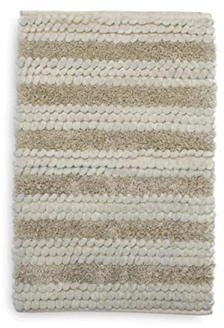 Stijlvolle Beige Badmat 60x100 cm met Antislip
