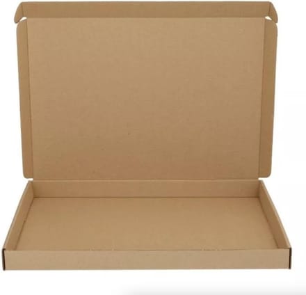 25 stuks Bruine Brievenbusdozen A4+ (350 x 250 x 28 mm) - Bruin