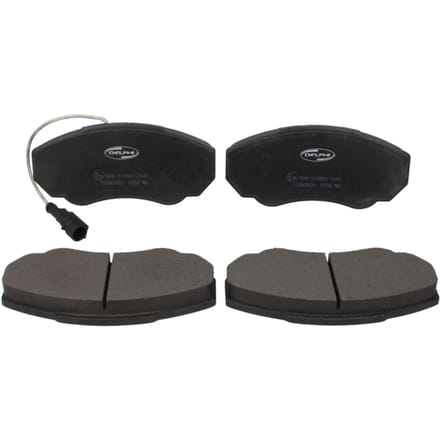 Remblokset DELPHI LP1750, voor