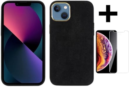 Apple iPhone 12 mini TPU back cover - Zwart hoesje
