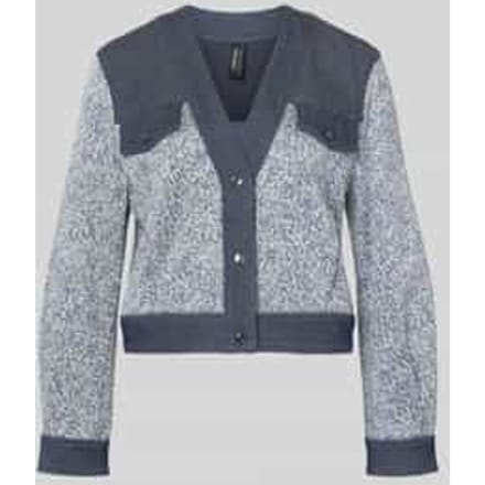 Cardigan van Viscosemix met V-hals