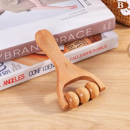 Houten Roller Massager Nek Schouder en Been Universele Hand Massager Massage Tool Voet Massager B