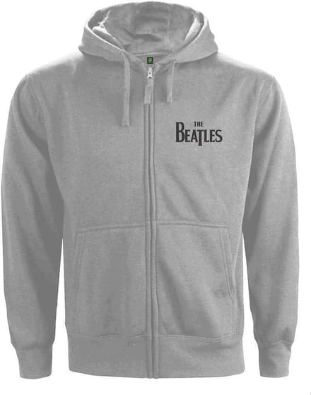The Beatles - Drop T Logo Vest met capuchon - M - Grijs