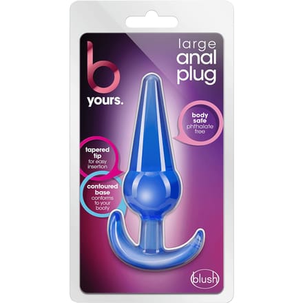 Blush B Yours Large anaalplug - Blauw - 12.3 cm