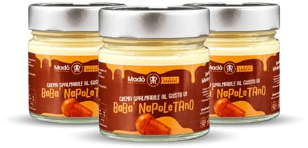 Mado Crème Napolitaanse Baba pasta – Italiaanse broodbeleg - spread – 200 g