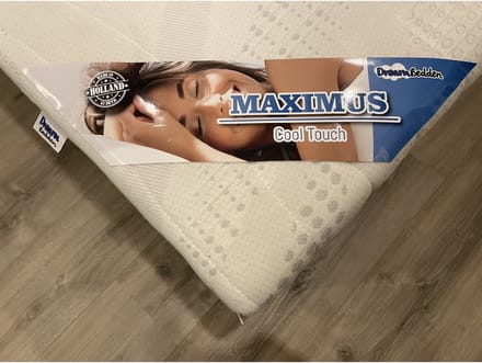 Splittopper Maximus 180x200 HR60 Koudschuim ca. 10 cm dik Cooltouch hoes