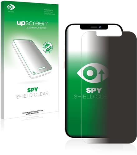 upscreen - privacy screenprotector voor Apple iPhone 12 Pro Max - Folie Beschermfolie Blauwlichtfilter