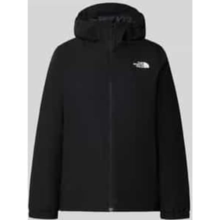 Regular fit functioneel jack met logoprint model 'Quest Mono'