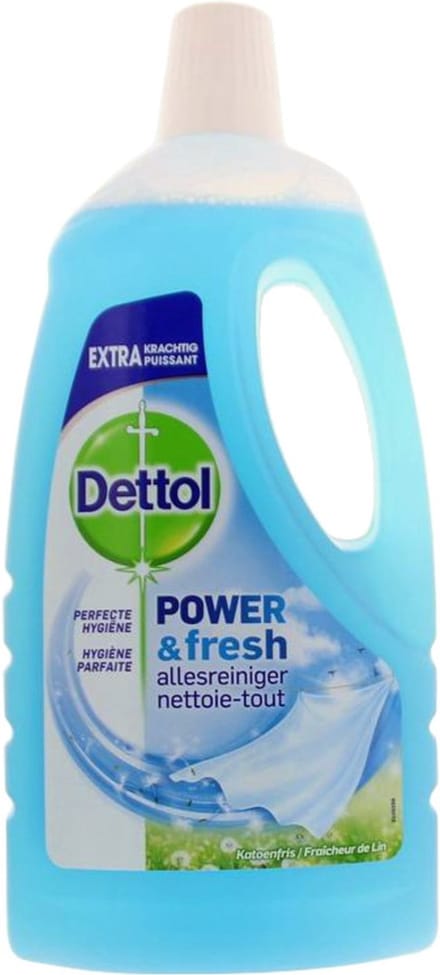 Dettol Power & Fresh - Allesreiniger - Katoenfris - 1 liter