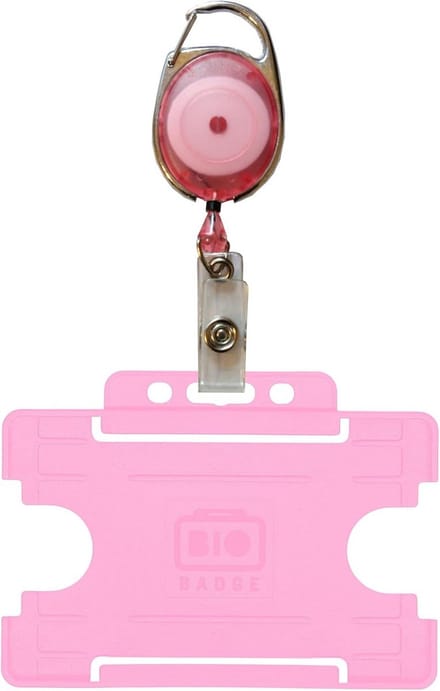 Badgehouder met Yo Yo Clip en ID-Kaarthouder - Diverse Kleuren