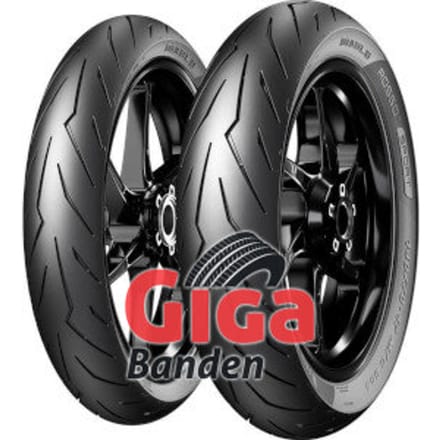 Pirelli Diablo Rosso Sport ( 100/80-17 TL 52S M/C, Voorwiel )