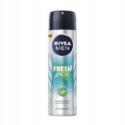 Nivea Fresh Kick Serie - Antitranspirant Spray - 150 ml - Verfrissend - Zonder Ethylalcohol