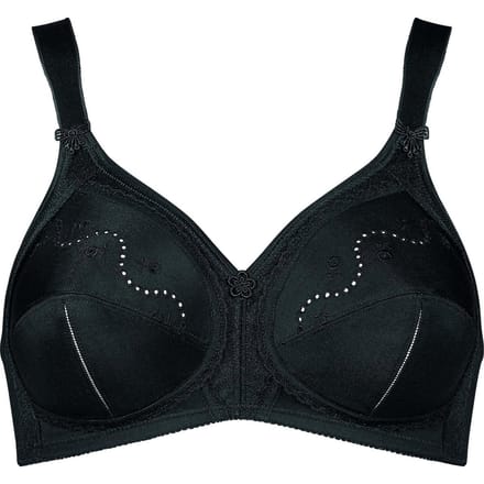 Triumph - Doreen+Cotton 01 N - BLACK - Vrouwen - Maat E95