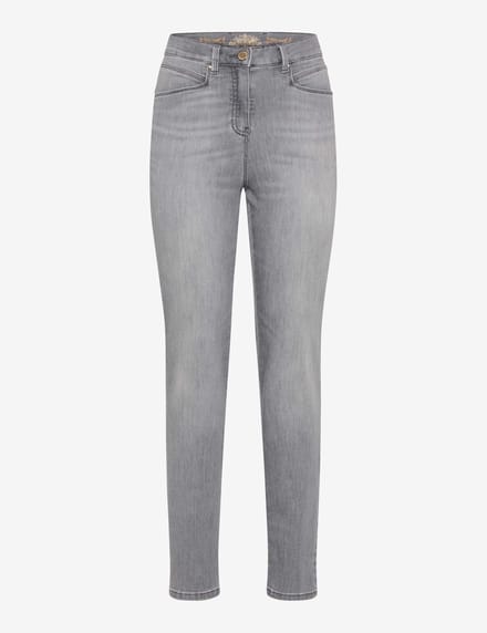 Raphaela by Brax Dames Jeans  Style LUCA GREY USING & BUFFIES, denim mediumgrijs, maat 40K