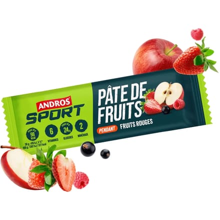 Pâte de fruits Andros Sport Fruits Rouges