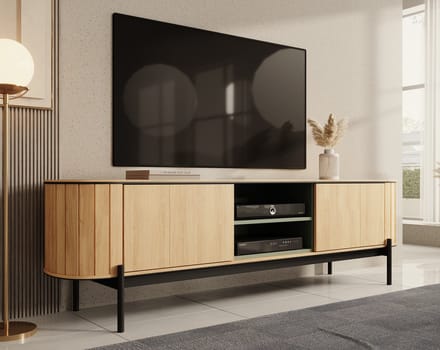 Meubella - TV-Meubel Royale - Eiken - 200 cm